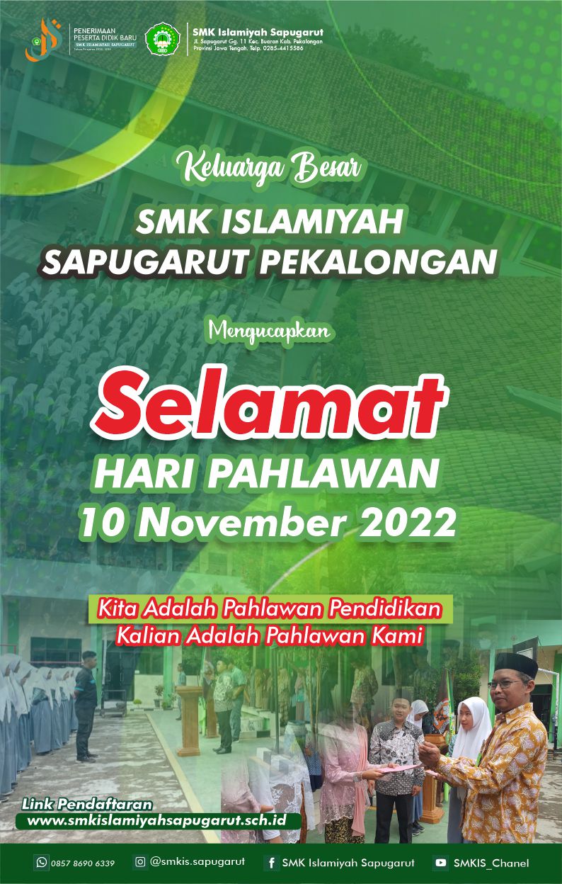 Peringatan Hari Pahlawan 10 November 2022 SMKIS